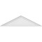 Ekena Millwork Peaked Cap Smooth Architectural Grade PVC Pediment, 46"W x 12-1/2"H x 2"P (Pitch 6/12) PEDPS046X125PKC00 - alternate 5